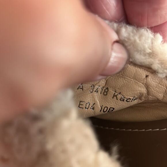 COACH Shearling Suede/Leather Clog Heels - Picture 12 of 12